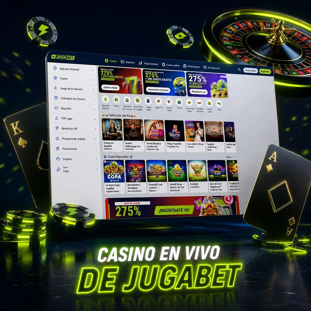Crupieres en vivo de Jugabet en mesas de ruleta, blackjack, bacará y game shows transmitidas desde estudios de Evolution Gaming