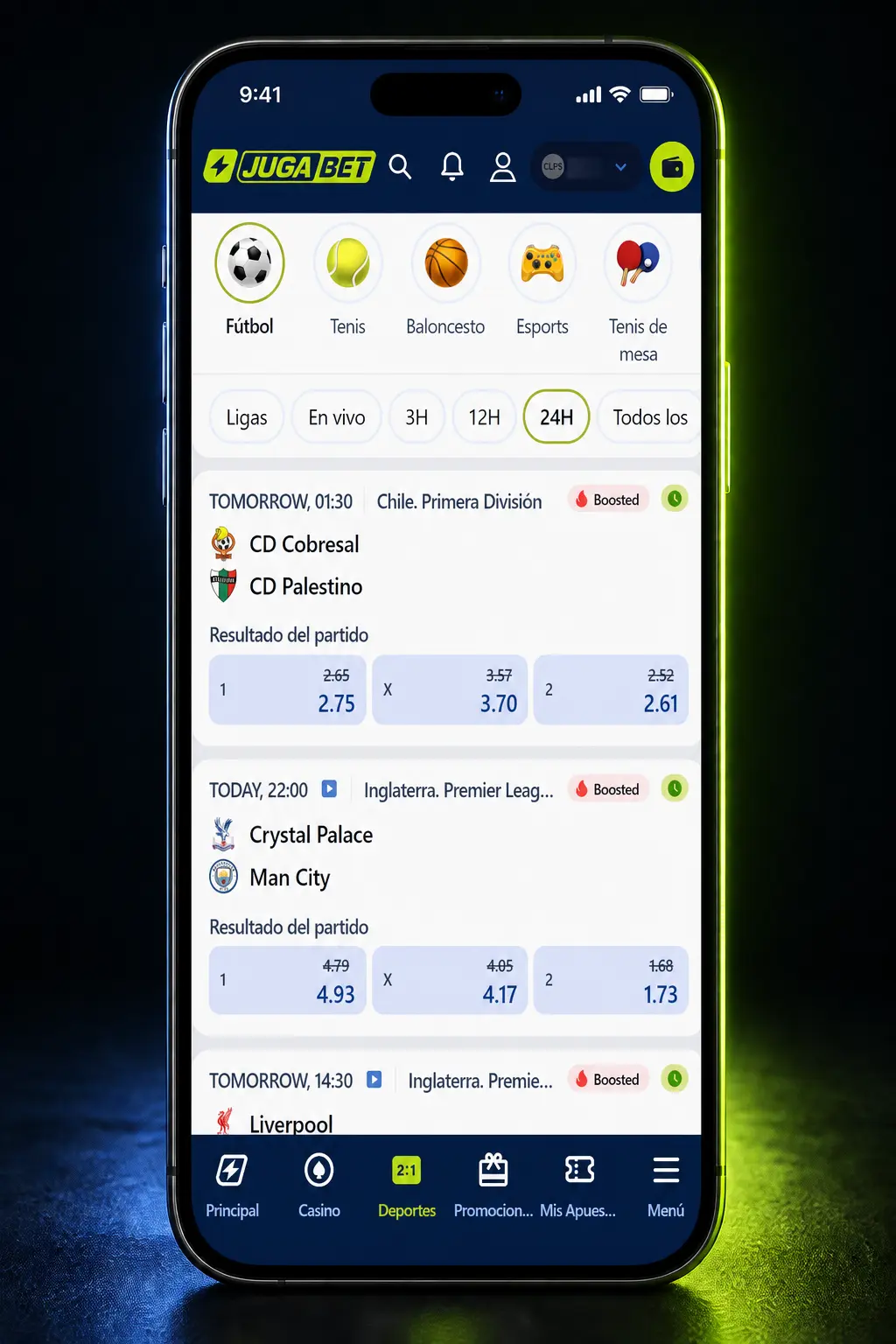 Guía paso a paso para apostar en tenis de mesa en Jugabet: registro, depósito y selección de mercados en vivo.