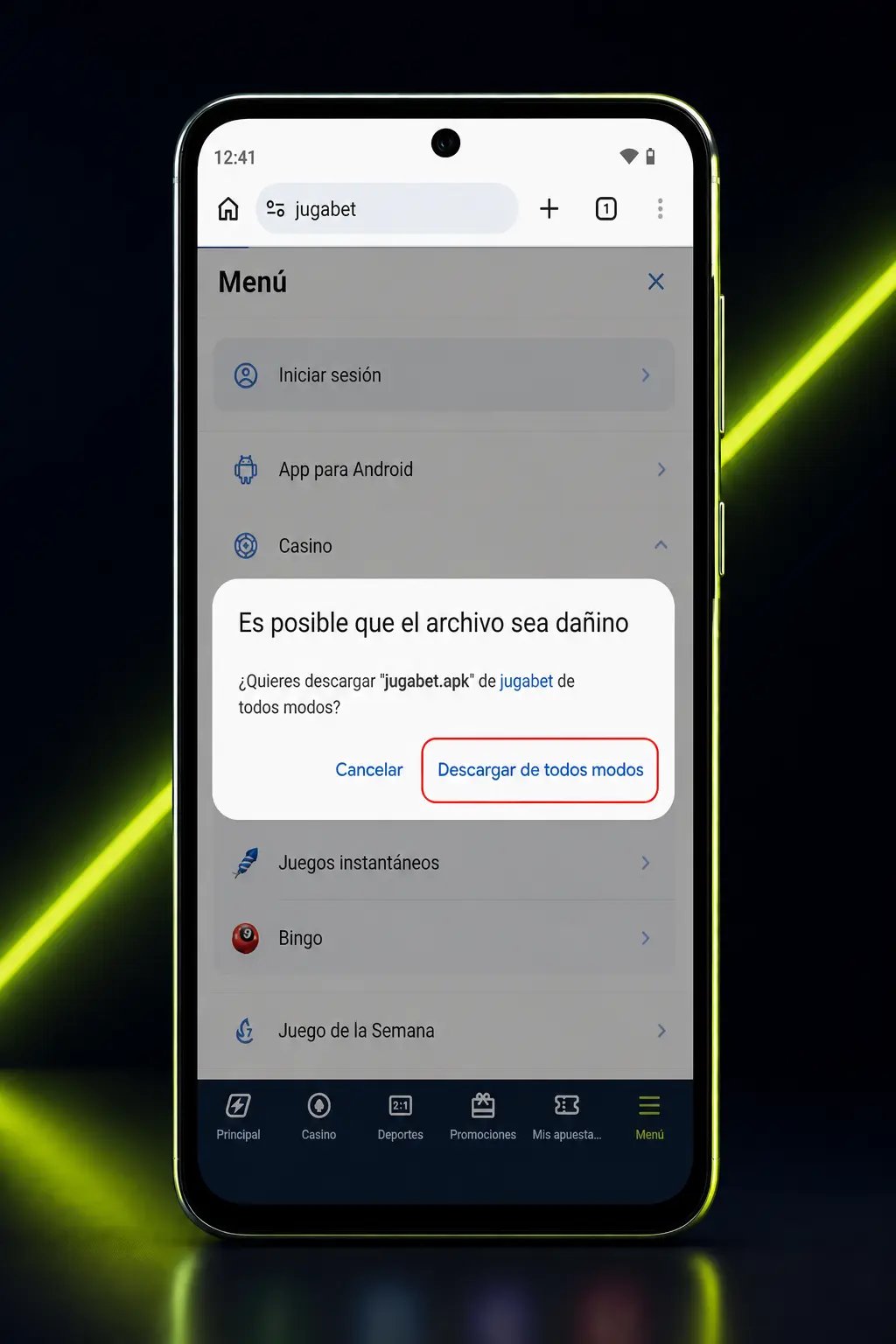 Guía paso a paso para descargar e instalar el APK de Jugabet en Android desde el sitio oficial