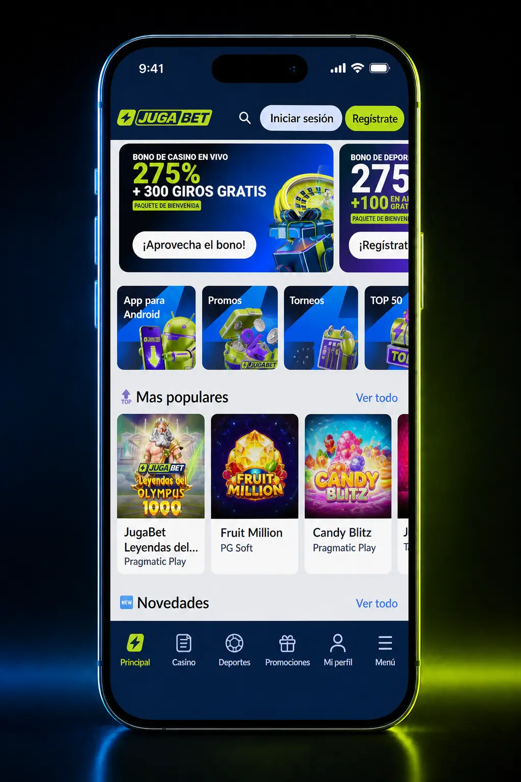 Pasos para descargar e instalar la app de Jugabet en iOS usando Safari y agregarla a la pantalla de inicio del iPhone o iPad.