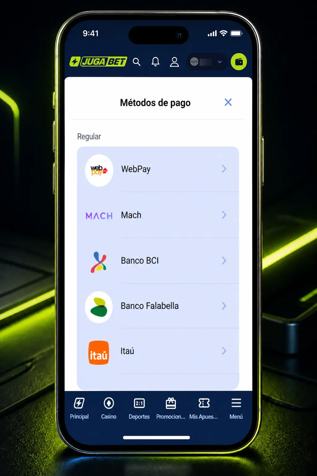 Guía paso a paso para registrarse y apostar en fútbol en Jugabet desde Chile