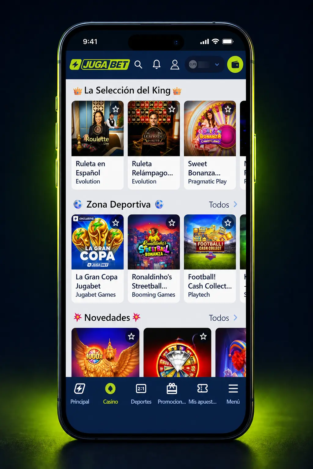 Guía paso a paso para jugar en las mesas en vivo de Jugabet: registro, depósito y selección de juego.