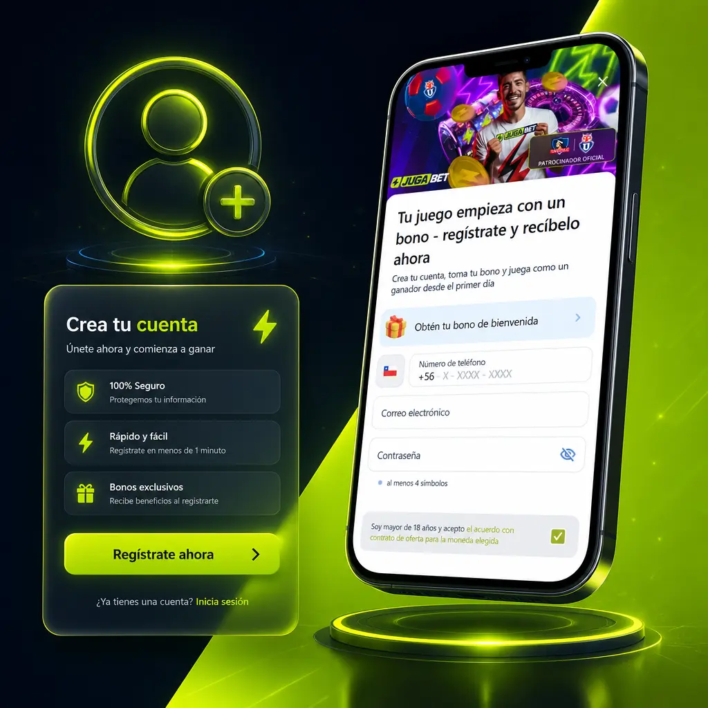 Guía paso a paso para registrarte en Jugabet Chile y activar el bono de bienvenida del 20%