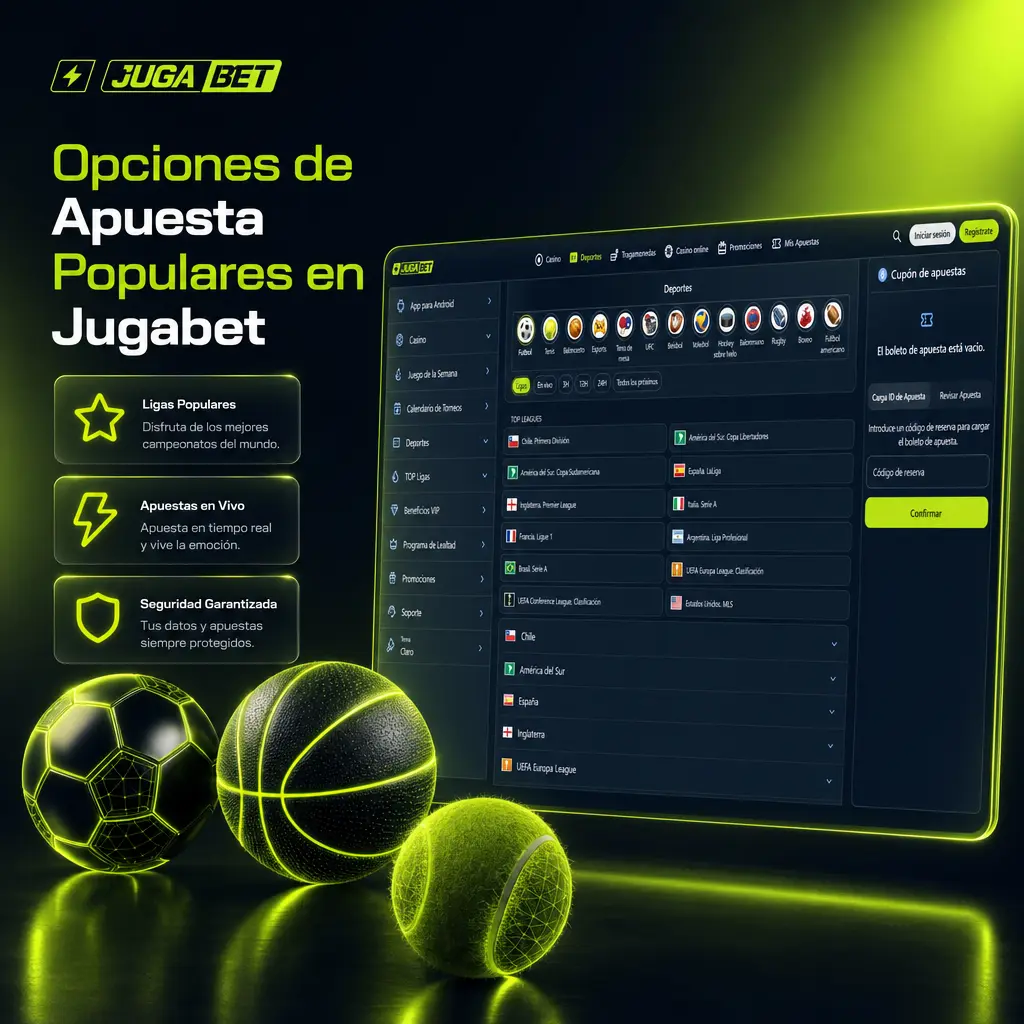 Opciones de apuesta en Jugabet: prepartido, en vivo con Cash Out y combinadas de hasta 20 selecciones