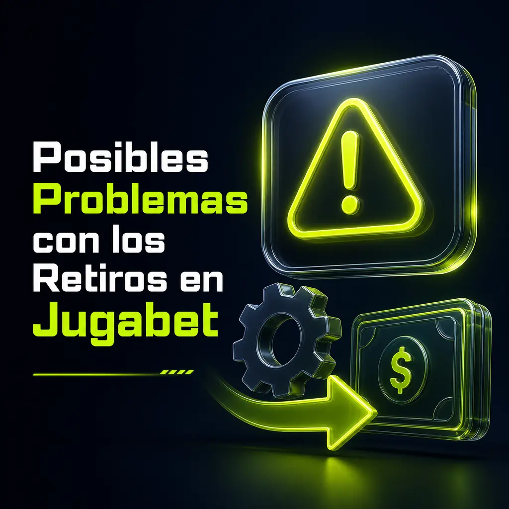 Problemas comunes en retiros de Jugabet: datos bancarios erróneos, KYC pendiente, rollover activo o montos fuera de límite.